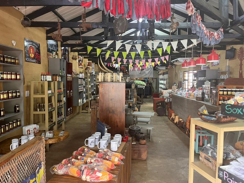 Inside the PADSTAL shop with rustic decor