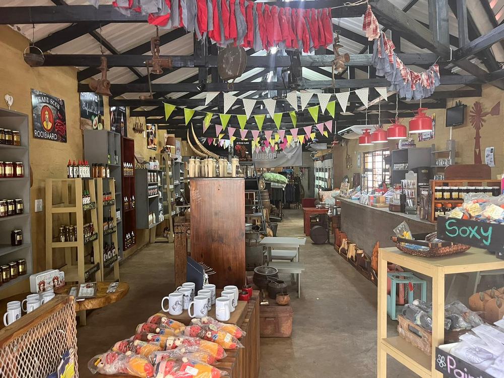 Interior of farm shop